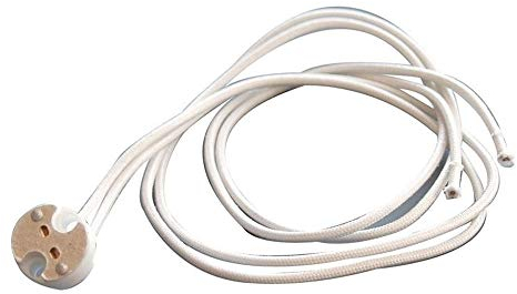 Deko-Light Zubehör/Ersatzteil, Fassung G4-GY6,35 inkl. 50 cm Kabel, Länge 500 mm 100250