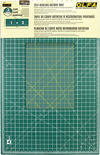 Olfa RM-Clip Rotierende Schneidematten 60 x 180 cm / 24 x 72 cm, 2-er Pack