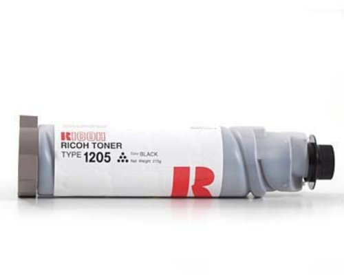 Original Ricoh Toner 885122 / TYPE 1205 schwarz; ca. 6.000 Seiten, Inhalt 215 Gramm für FT 3613, 3813, 4015, 4018, 4615, 4618