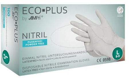 Ampri Eco Plus Nitril, Einweghandschuhe, Größe S