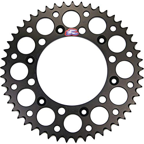 Renthal Rear Sprocket (520 / 50T) (Black) Compatible With 99-19 YAMAHA YZ250