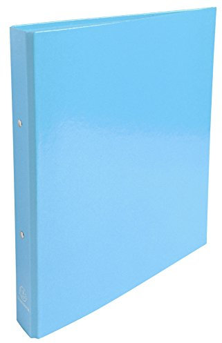 Exacompta 549292E Iderama Ringbuch (beschichteter Karton, A4, 30 mm, 2 Ringe) hellblau