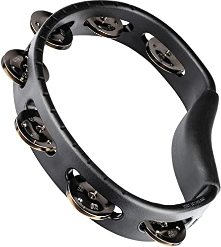 Meinl Hand Held ABS Tamourine HTBK, einreihig, black