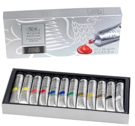 Winsor and Newton Artists Acrylic Starter Set of 12 x 20ml