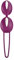 FUN FACTORY Beckenbodentrainer SMARTBALLS DUO (Violett), Made in Germany Liebeskugeln für fortgeschrittene Frauen – 100% medizinisches Silikon