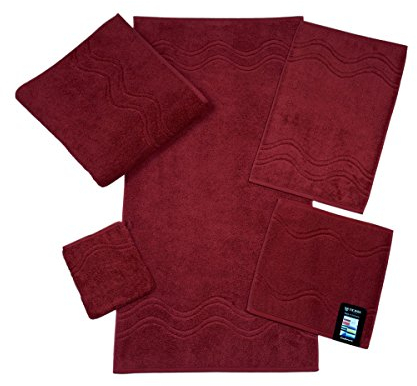 Cashmere, Frottier-Duschtuch-75x140 cm, Uni, vino