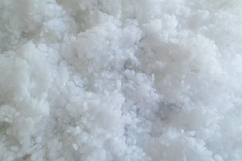 pemmiproducts Faserkügelchen 10 kg, 100% Polyester, schwer entflammbar, weiß, Faserbällchen, Füllmaterial, Füllwatte