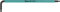 Wera 05022602001 2 x 101 mm 950 SPKL Metric Hex Key - Silver
