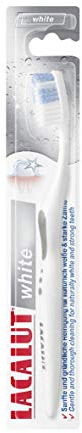 LACALUT WHITE ZAHNBÜRSTE, Gründliche und schonende Zahnreinigung & Zahnpflege mit Polierwirkung, 3 Stück