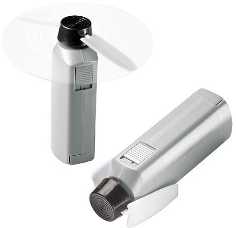 2x Handventilator Ventilator Taschenventilator inkl. Batterien