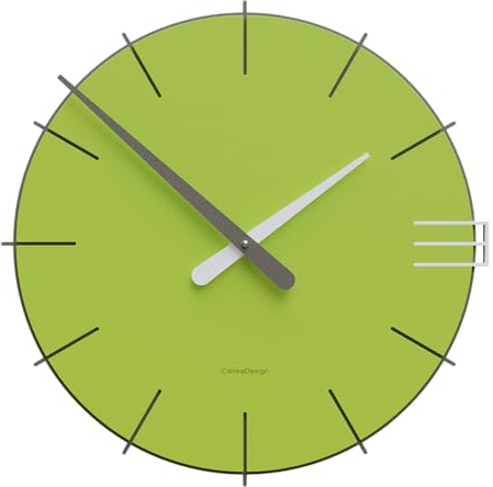 CalleaDesign 42 cm Mike Apple Green Wanduhr