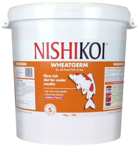Nishikoi Wheatgerm Complete Food for Koi and Pond Fish - Small Pellets - 10kg