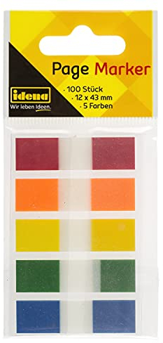Idena 312732 - Page Marker Strips, mehrfarbig, 1 Stück