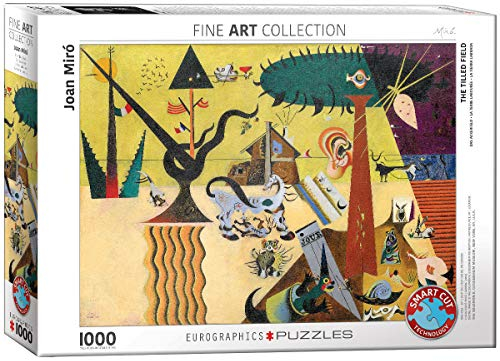 EuroGraphics Joan Miro Der tilled Feld Puzzle (1000, Mehrfarbig), 6000-0858, Multi