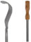 Rastrello Tirabraci inox, h. 170 cm.