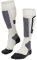 FALKE Damen Skisocken SK4 Advanced W Kh Wolle Funktionsmaterial warm dünn 1 Paar, Weiß Off-White 2040-O, 39-40