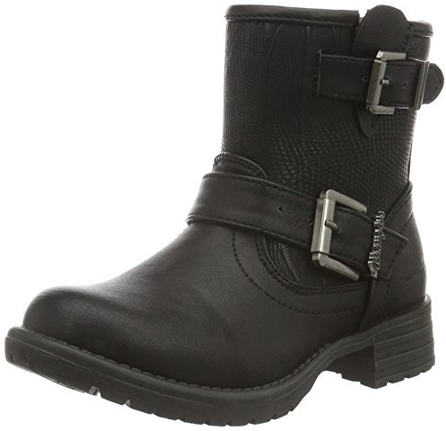 Wrangler Fire Buckle Girl, Stivaletti Biker Bambino, Nero 62 Black, 29 EU