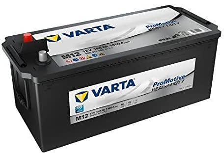Varta - Batteria Promotive Black M12 per camion, Lavori Pubblici, Agricoli, 12V, 180Ah, 1400 Amps