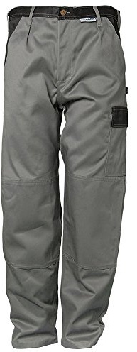 Planam 1214060 Tristep Bundhose, Grau/Schwarz, Größe 60
