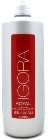 Schwarzkopf Igora Royal 6% 20 Vol. Colorist's Color & Care Developer 33.8 oz (1 Liter) by Schwarzkopf Professional [Beauty] by Schwarzkopf Professional