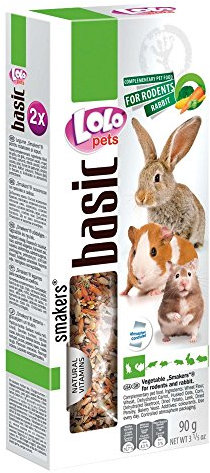 LOLO Pets Lolo 2 Bar Vegt 90gr Roedor/Conejo 110 g