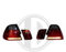 in.pro. 1214898 HD LED Rückleuchten BMW E46 Baujahr: 01-05, 4-türig, 4-teilig, klarglas, rot-schwarz