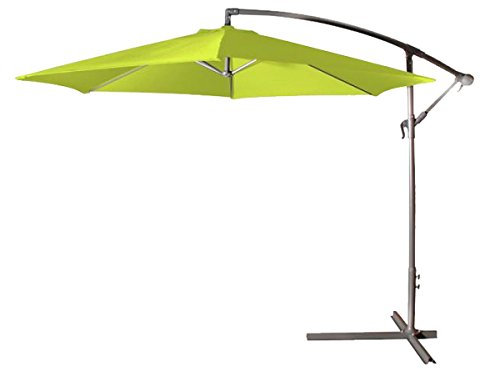 Urban Living SUNNYDAYS PARASOL DEPORTE ROND ANIS DIAM 300CM TOILE 180GR