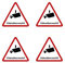 Kleberio® 4 selbstklebende Aufkleber Videoüberwachung - Achtung Videoüberwachung - 2,5 x 2,5 cm Hinweisschild Warnschild Kameraüberwachung Alarmanlage alarmgesichert Privatgrundstück verboten
