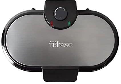 Tristar Gaufrier WF-2120 – 10 gaufres à la fois – Châssis en acier inoxydable