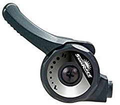 SUN RACE SLM2T Thumb Shifter Right 7-Speed, with CASING Palanca DE Cambio, Unisex Adulto, Multicolor, ESTANDAR