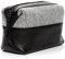 FEYNSINN große Kulturtasche Herren echt Leder - Waschtasche Oslo L - Kulturbeutel mit - Leder-Waschtasche Herren und Damen schwarz handgefertigt