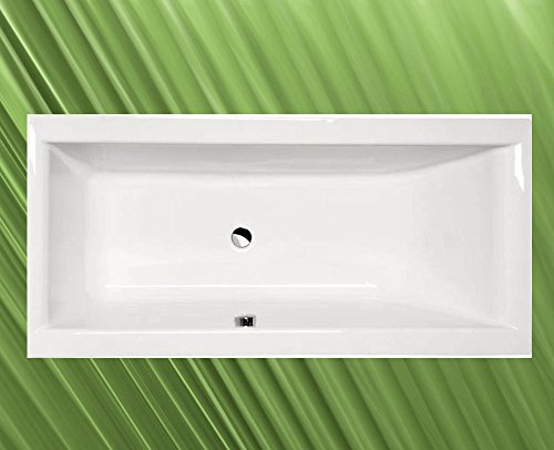 Polysan Acrylbadewanne Cleo 180x90cm, 48cm hoch, weiss, Freistehend