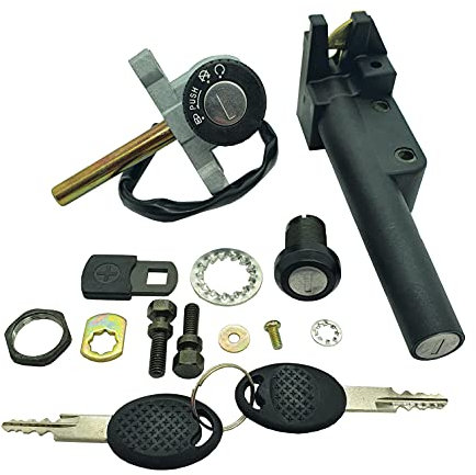 one by camamoto Kit de Bloqueo/Cerradura (cod 77208104 Kit Completo Cerradura para aparamenta de Llave de Encendido y bajo Asiento