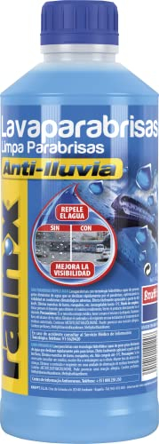Rain-X Líquido para Sistema de Lavaparabrisas, con Activo Hidrofóbico que Repele Agua de Lluvia1L