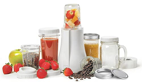 Tribest PB-350 Personal Blender for Shakes and Smoothies with Portable Blender Cups, White, Large