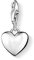 Thomas Sabo Damen Charm-Anhänger Herz Charm Club 925 Sterling Silber 0913-001-12