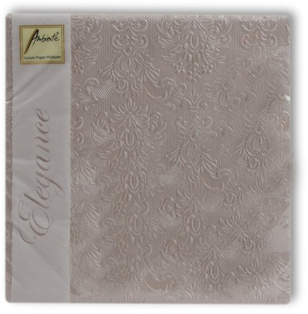 Ambiente Servietten 40x40 cm Pearl Taupe Hochzeit Feier