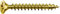 SPAX Universalschraube, 2,5 x 25 mm, 1000 Stück, Kreuzschlitz Z1, Senkkopf, Vollgewinde, 4CUT, YELLOX A2L, 1081020250255