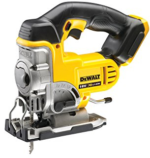 DeWalt Scie Sauteuse XR 18V Li-ion - DCS331NT-XJ - Scie sans Fil avec Coffret TSTAK - Longueur de Course 26 mm - Vitesse 3000 tr/min - Coupe Bois 135mm/Acier 10mm - 400W Noir/Jaune