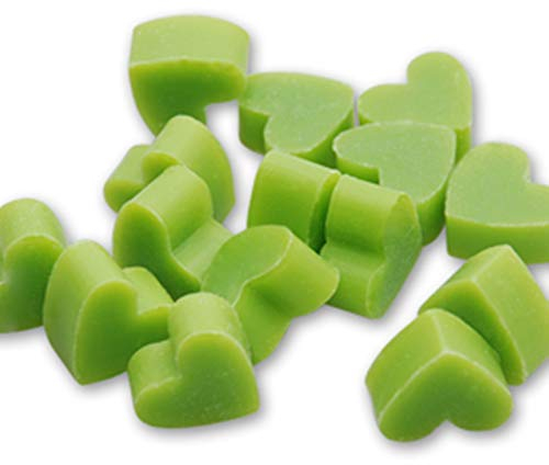 Florex Schafmilchseife mini mini Herz 50 Stück Apfel im Organzasäckchen Seife Gastgeschenk