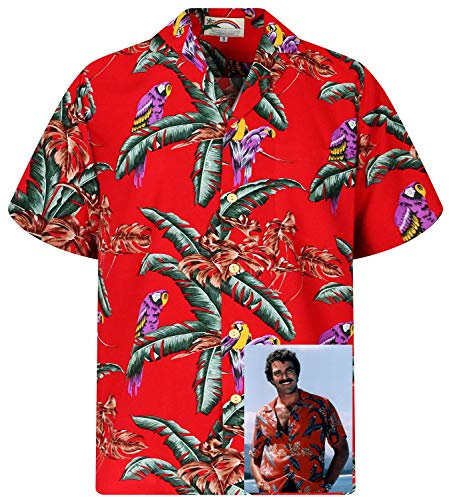 Paradise Found Tom Selleck Red, XL