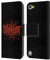 Head Case Designs Offizielle Zugelassen Slipknot Logo Kunst Leder Brieftaschen Handyhülle Hülle Huelle kompatibel mit Apple iPod Touch 5G 5th Gen