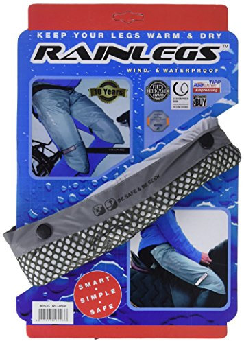 Rainlegs Herren Reflekterende Regenschutz, Grau, S EU