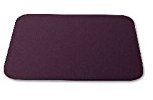 Hey-Sign Filz Untersetzer quadratisch mit gerundeten Ecken, aubergine, 9 cm x 9 cm