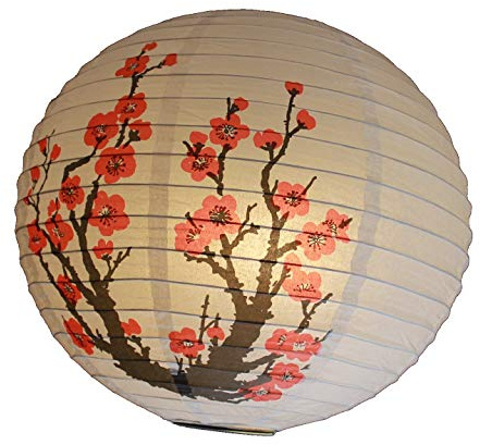 AAF Nommel®, 270, Lampion 1 STK. Papier Weiss japanisch rund Durchmesser 40 cm