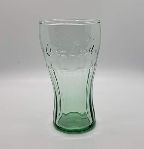 Libbey CLASSIC COCA-COLA Green Glass Tumbler GIFT SET OF 4 Glasses (6 Tall--16.75 oz. Size) by Libbey