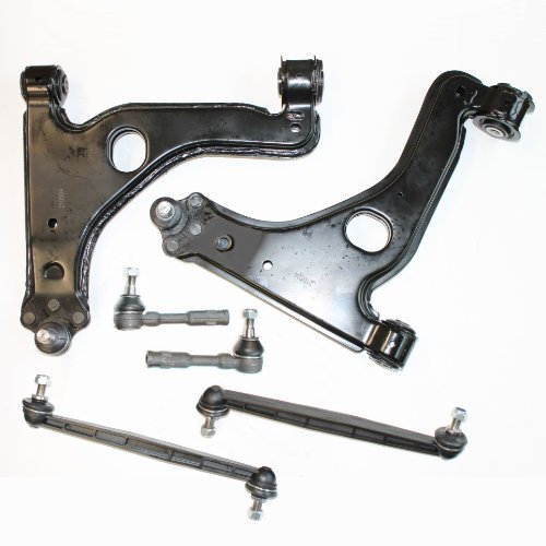 2x Querlenker + 2x Spurstangenköpfe + 2x Koppelstangen für vorne/für die Vorderachse