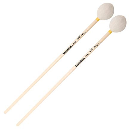 Innovative Percussion PIUS5 Pius Cheung Series Hard Marimba Mallets - White Yarn - Rattan