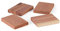 Compactor - Set aus 4 Zedernholz-Mottenabwehrbretter, Größe M, 7,5x5,5x1 cm, Natur, aus der Nature Kollektion