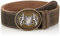 Werner Trachten Unisex Trachtengürtel Gürtel, Braun (Dunkelbraun 103), 100 cm